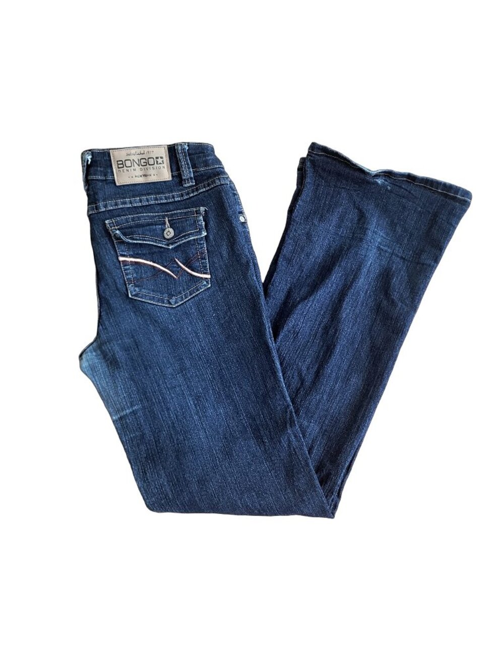Bongo Low Waist Low Rise Bootcut Flare Denim Jeans 2000sVintage (13)